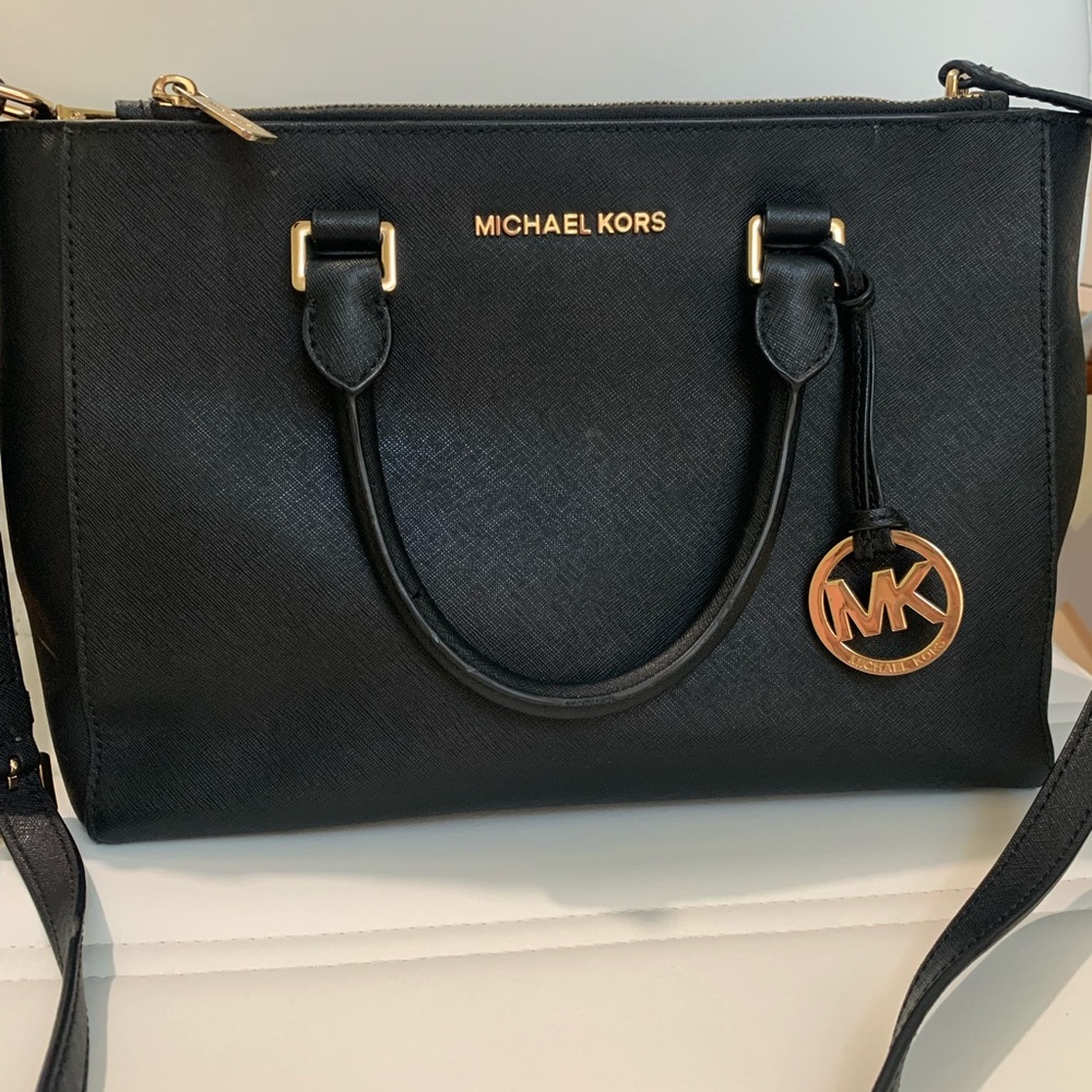 Michael Kors black bag with dust bag.